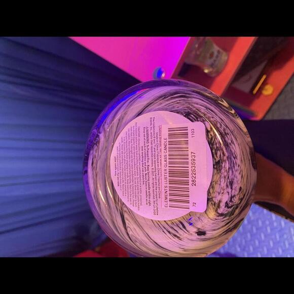 Contemporary White Glass Vase with Black Swirl Design. - Picture 4 of 4